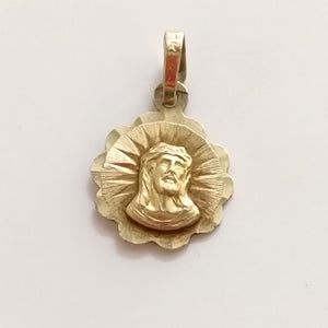 MEDALLA RELIGIOSA ORO 10 K 0,90 GRMS (SEMINUEVO)