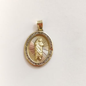 MEDALLA RELIGIOSA ORO 10 K 1.4 GRMS (SEMINUEVO)