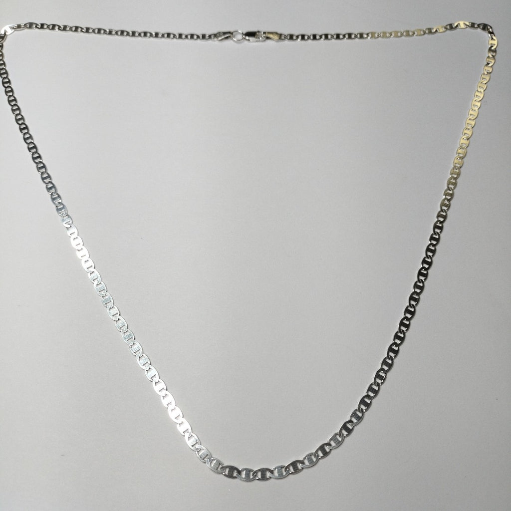 CADENA TEJIDO GUCHI PLATA .925 60 CM 8.9 GR (NUEVO)
