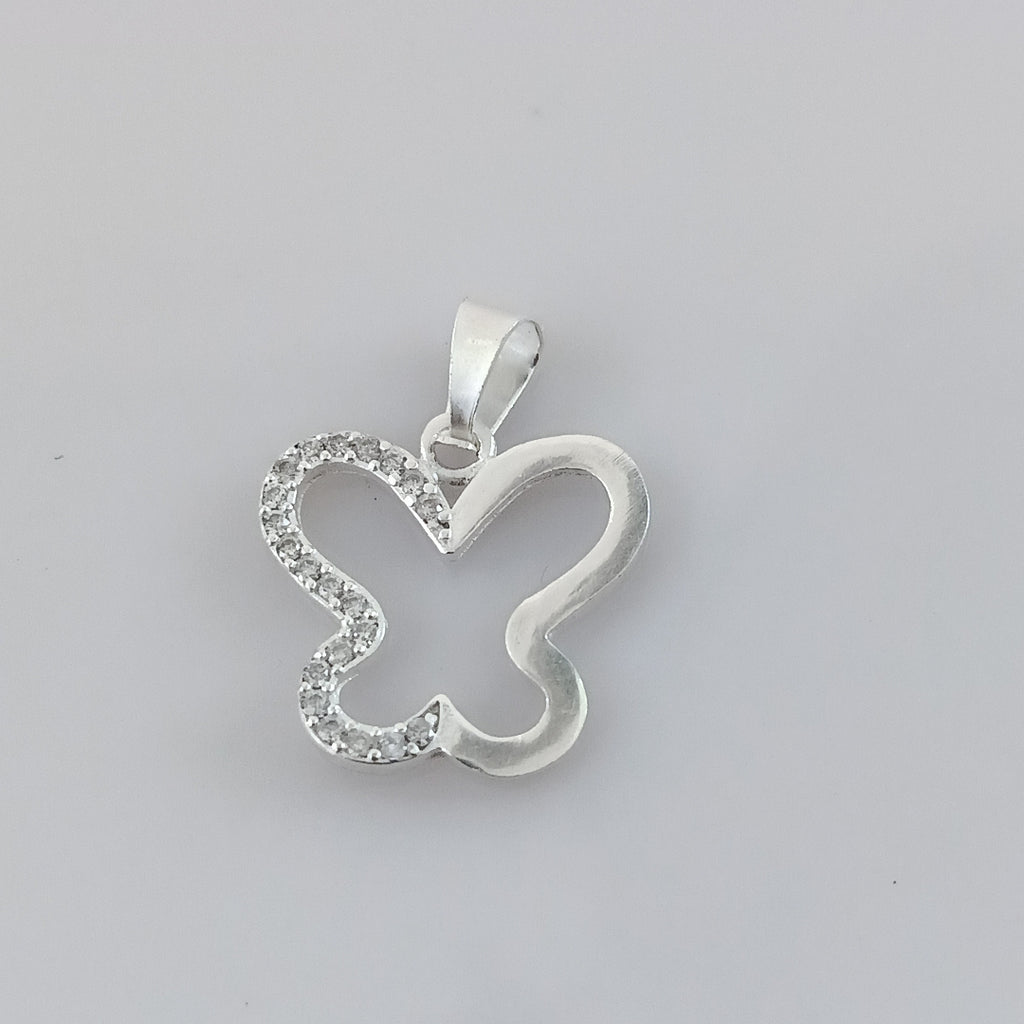 DIJE MARIPOSA C/CIRCONIAS PLATA .925 2.3 GR (NUEVO)