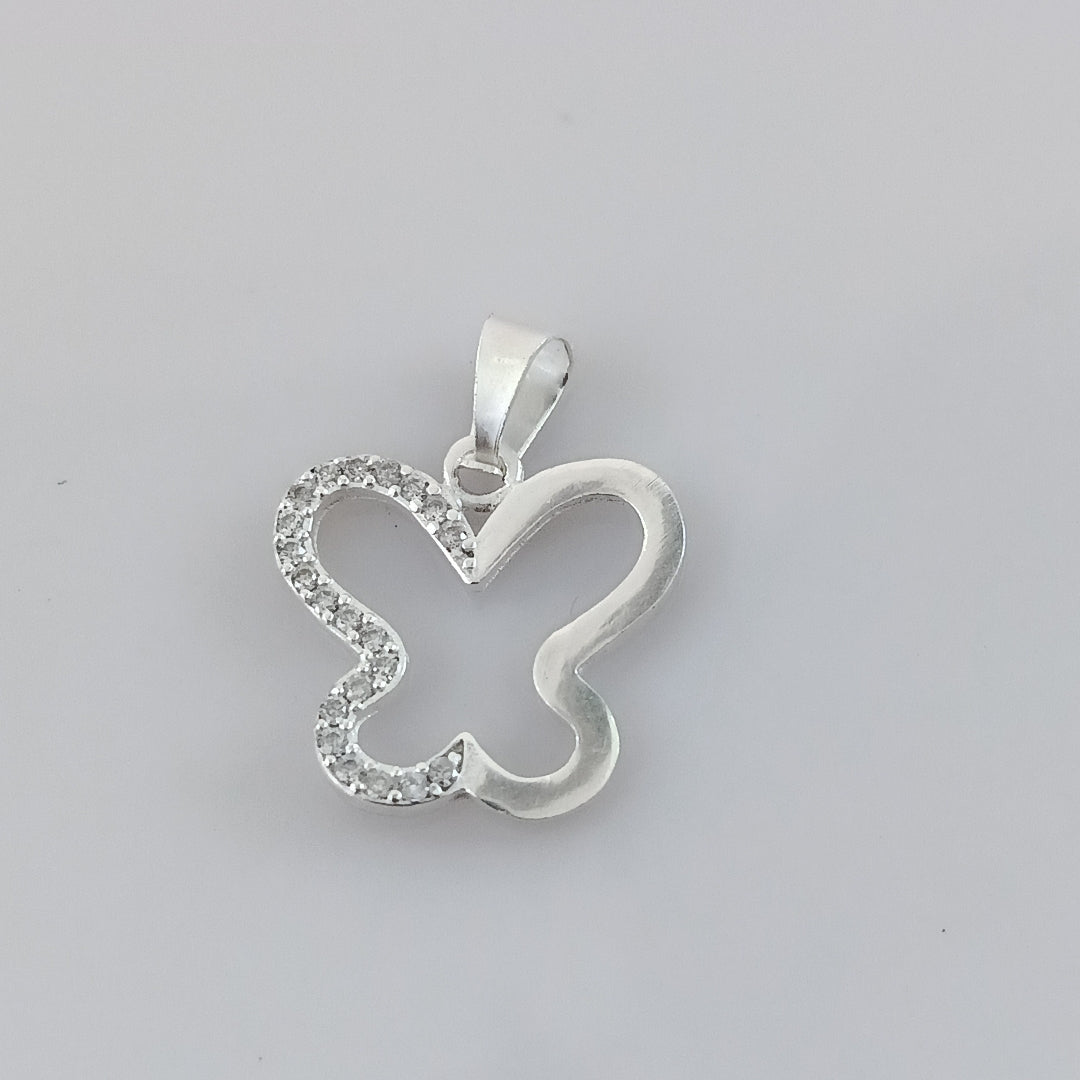 DIJE MARIPOSA C/CIRCONIAS PLATA .925 2.3 GR (NUEVO)