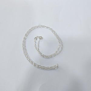 CADENA TEJIDO 1X1 PLATA .925 50 CM 3.1 GR (NUEVO)