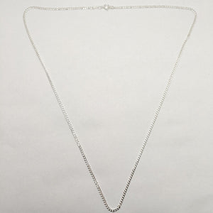 CADENA TEJIDO BARBADO PLATA .925 60 CM 5.8 GR (NUEVO)