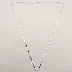 CADENA TEJIDO ESPEJO PLATA .925 55 CM 3.9 GR (NUEVO)