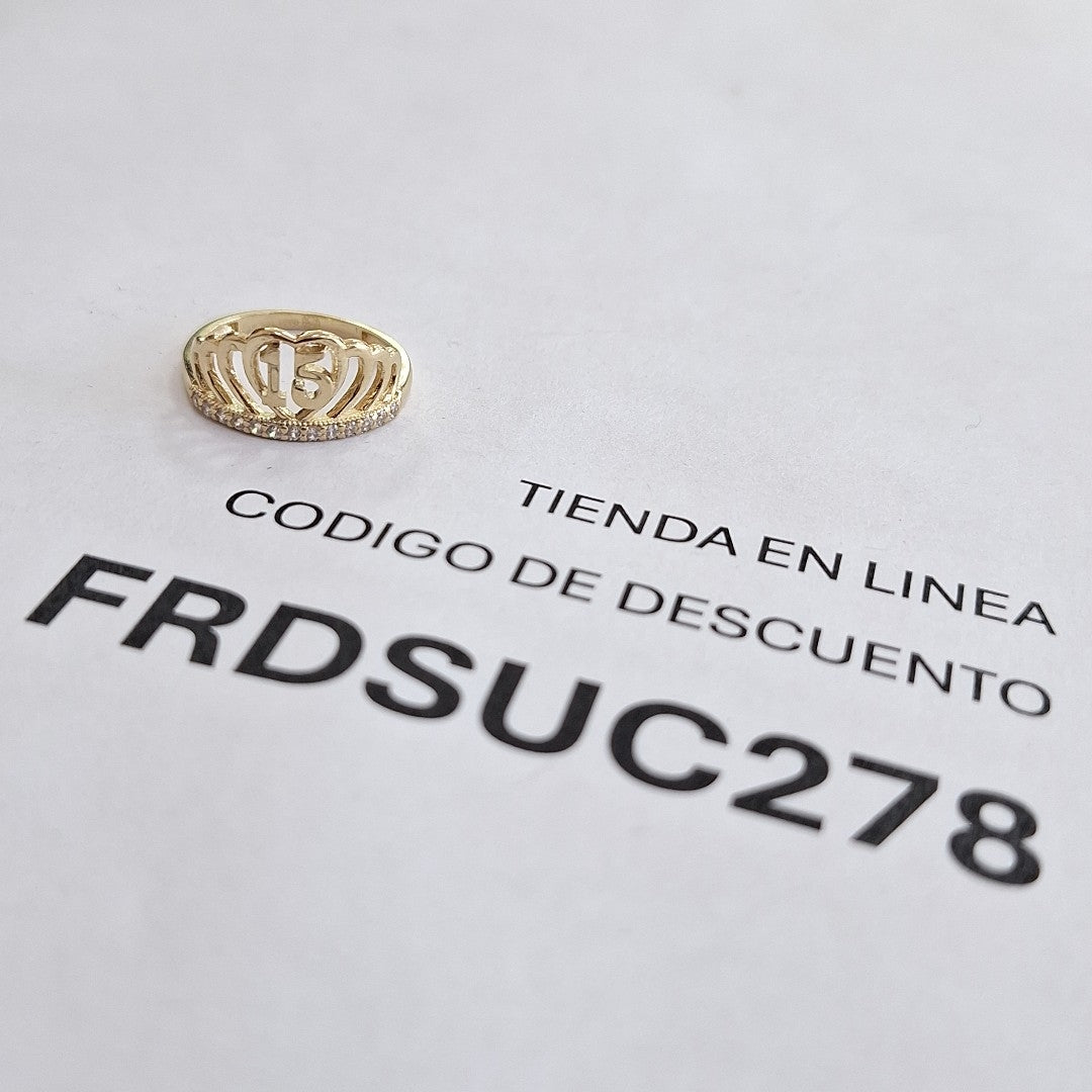ANILLO ORO 10 K 1.5 GRMS (SEMINUEVO)