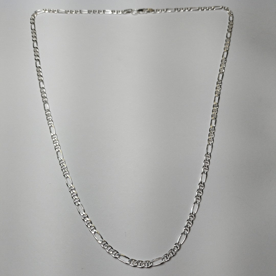 CADENA TEJIDO MARINERO PLATA .925 55 CM 7.8 GR (NUEVO)