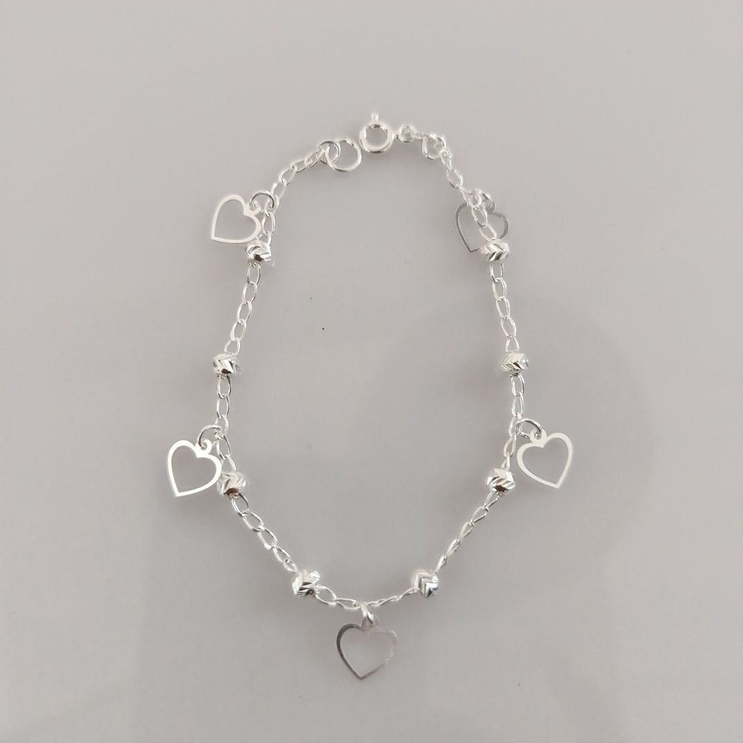 PULSERA TEJIDO ESPECIAL PLATA .925 18 CM 2.7 GR (NUEVO)
