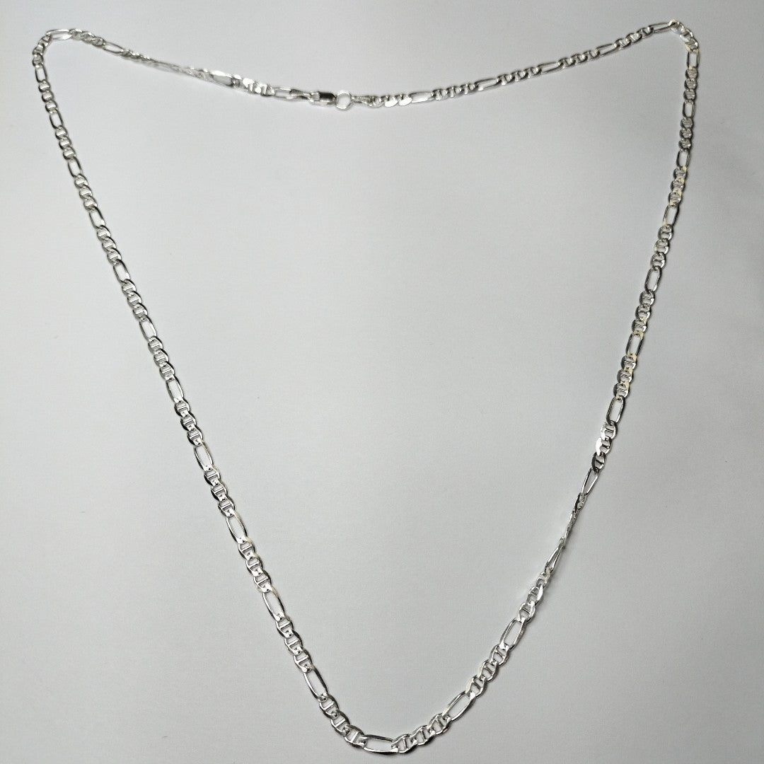CADENA TEJIDO 3X1 PLATA .925 60 CM 8.3 GR (NUEVO)