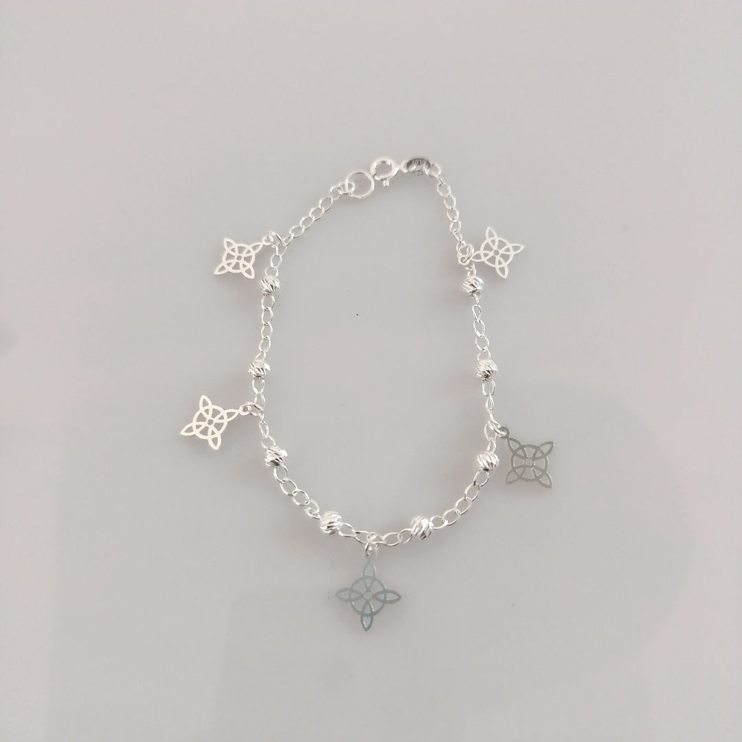 PULSERA TEJIDO ESPECIAL PLATA .925 18 CM 3.1 GR (NUEVO)