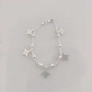 PULSERA TEJIDO ESPECIAL PLATA .925 18 CM 3.1 GR (NUEVO)