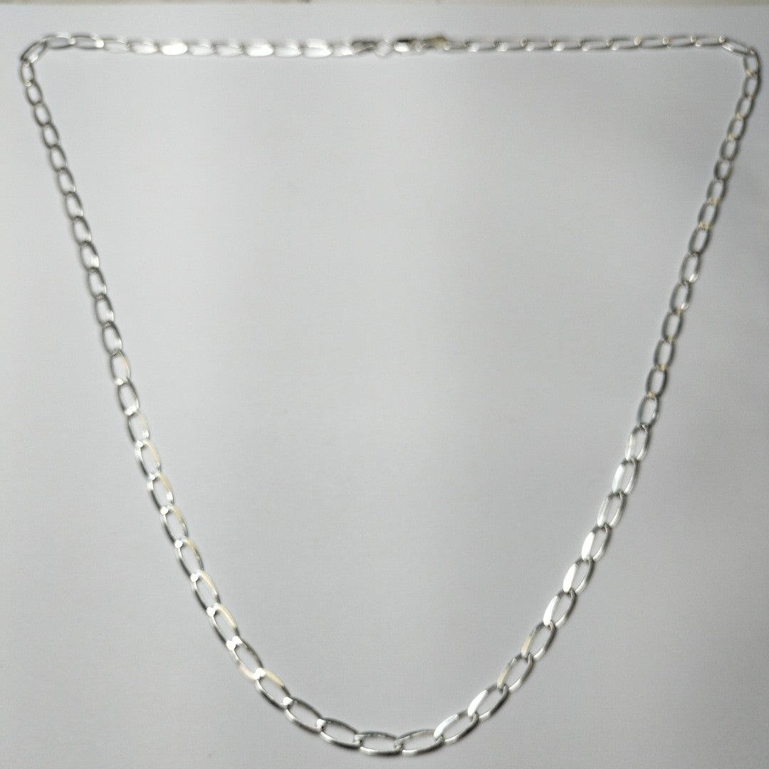 CADENA TEJIDO ESLABONES PLATA .925 60 CM 11 GR (NUEVO)