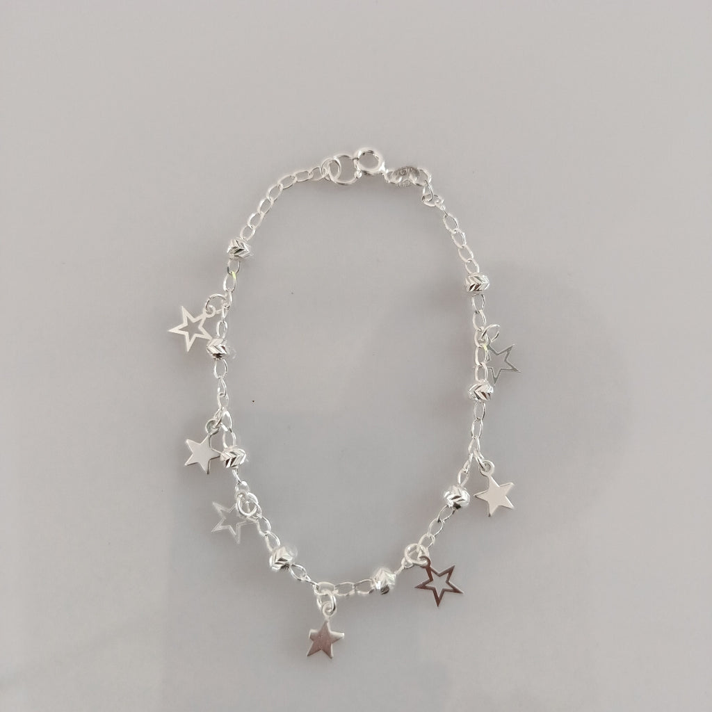 PULSERA TEJIDO ESPECIAL PLATA .925 18 CM 3 GR (NUEVO)