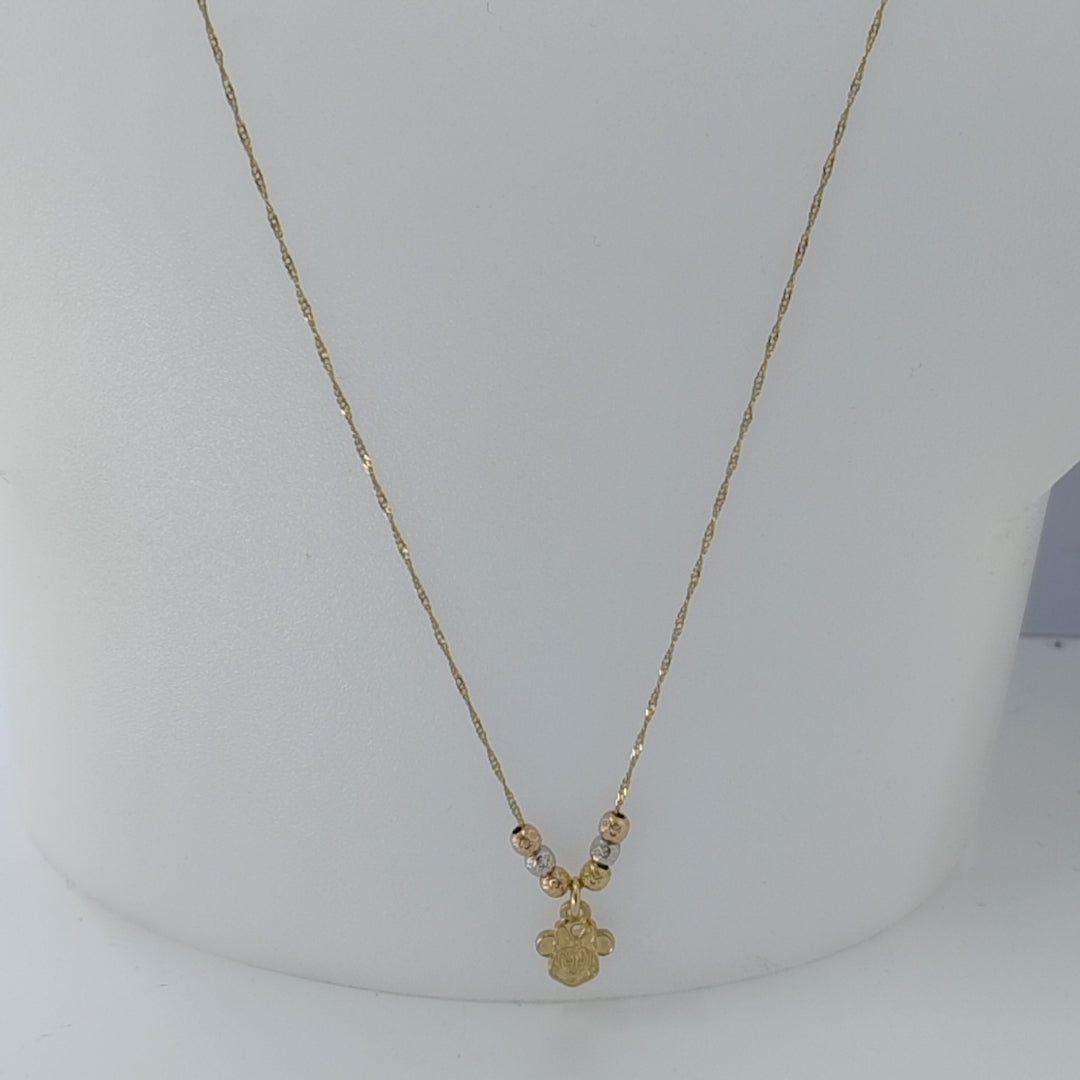 GARGANTILLA ORO 14 K 1.7 GRMS (SEMINUEVO)