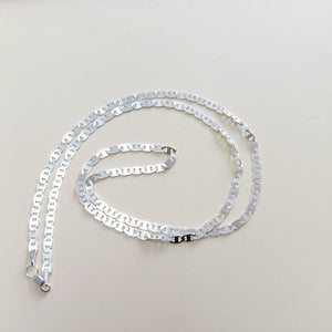 CADENA TEJIDO GUCHI PLATA .925 60 CM 9.8 GR (NUEVO)