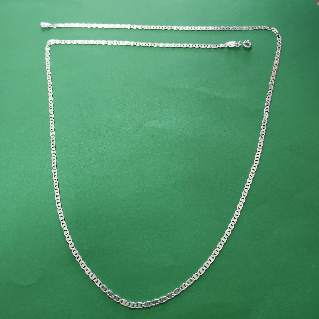 CADENA TEJIDO ESPEJO PLATA .925 60 CM 4.3 GR (NUEVO)