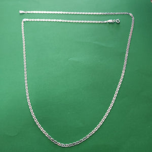 CADENA TEJIDO ESPEJO PLATA .925 60 CM 4.3 GR (NUEVO)