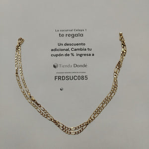CADENA ORO 14 K 8 GRMS (SEMINUEVO)