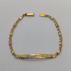 ESCLAVA ORO COMBINADO 10 K 4.9 GRMS (SEMINUEVO)