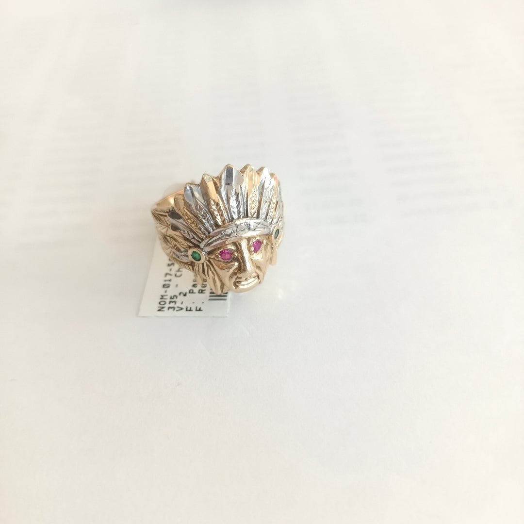 ANILLO ORO 14 K 7 GRMS (SEMINUEVO)