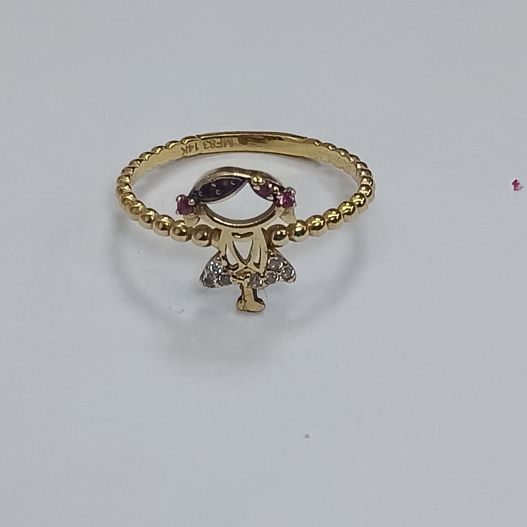 ANILLITO ORO 14 K 1.4 GRMS (SEMINUEVO)