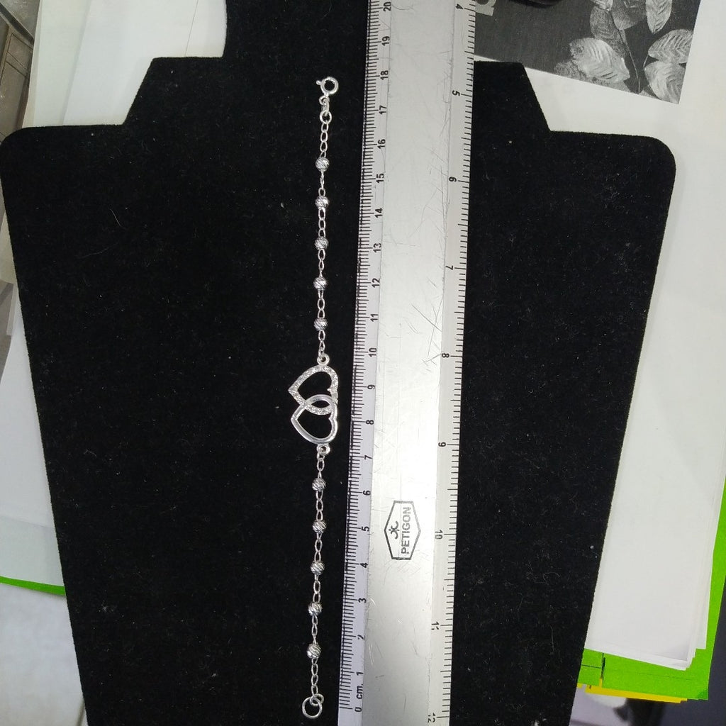 PULSERA TEJIDO TEJIDO ESPECIAL PLATA .925 18 CM 4.1 GR (NUEVO)
