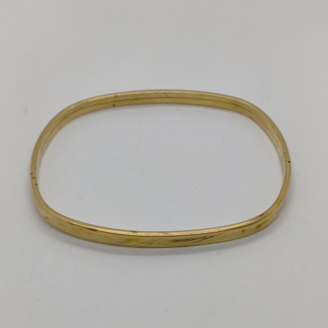 PULSERA RIGIDA ORO 10 K 4.4 GRMS (SEMINUEVO)