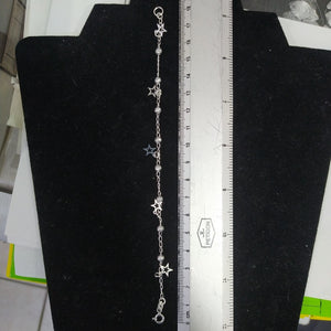 PULSERA TEJIDO ESPECIAL PLATA .925 18 CM 2.7 GR (NUEVO)