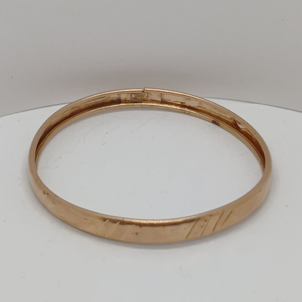 PULSERA RIGIDA ORO 8 K 5.7 GRMS (SEMINUEVO)