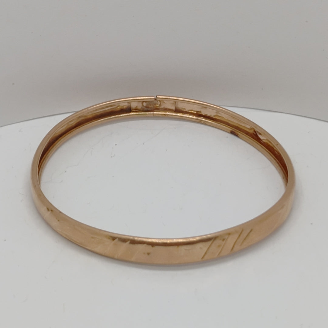 PULSERA RIGIDA ORO 8 K 5.7 GRMS (SEMINUEVO)