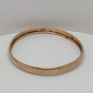 PULSERA RIGIDA ORO 8 K 5.7 GRMS (SEMINUEVO)