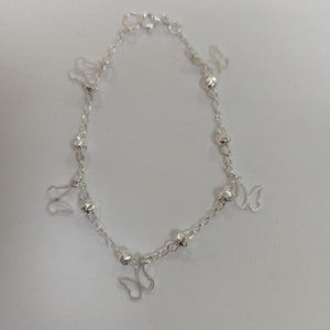 PULSERA TEJIDO ESPECIAL PLATA .925 18 CM 2.8 GR (NUEVO)