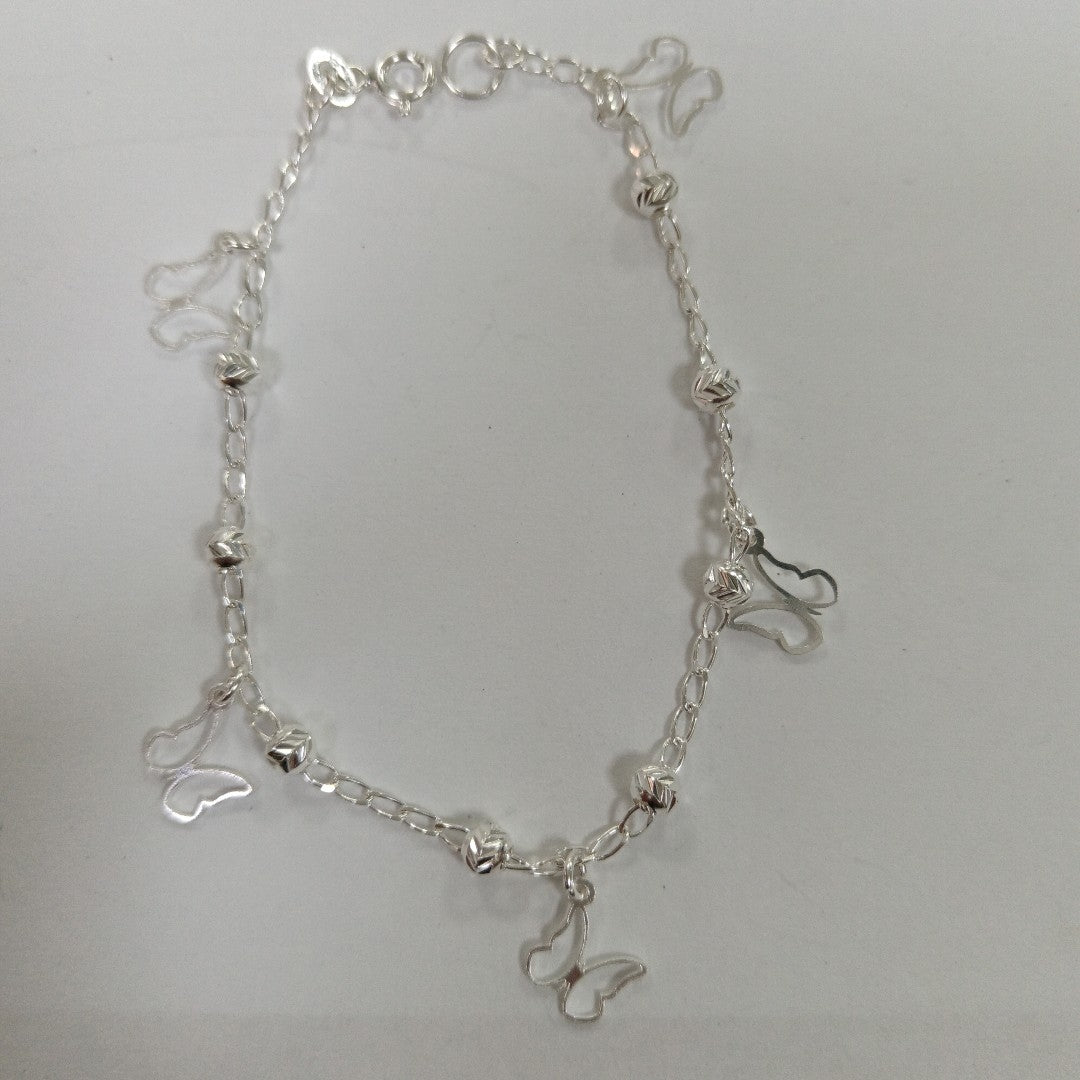 PULSERA TEJIDO ESPECIAL PLATA .925 18 CM 2.8 GR (NUEVO)