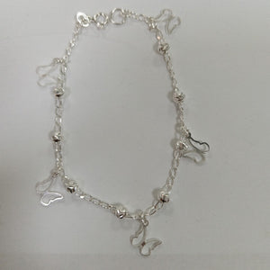 PULSERA TEJIDO ESPECIAL PLATA .925 18 CM 2.8 GR (NUEVO)