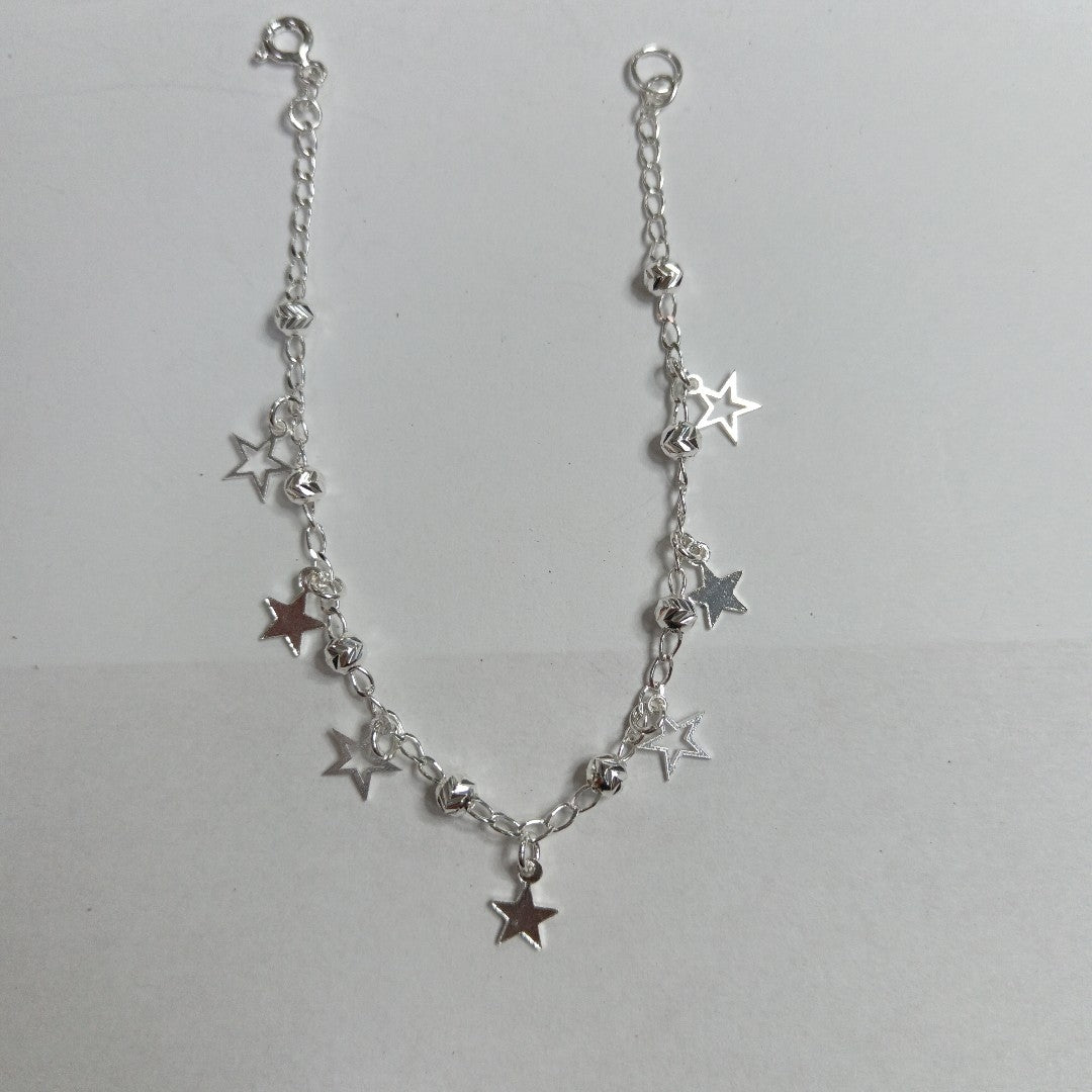 PULSERA TEJIDO ESPECIAL PLATA .925 18 CM 3.1 GR (NUEVO)