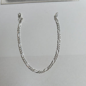 PULSERA TEJIDO 3X1 PLATA .925 18 CM 2.7 GR (NUEVO)