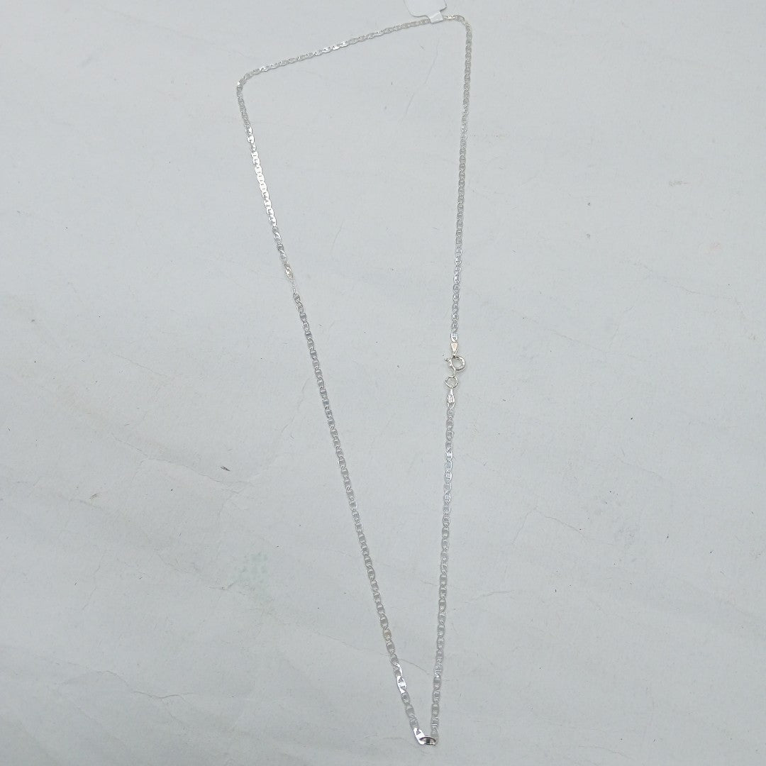CADENA TEJIDO ESPEJO PLATA .925 60 CM 4.2 GR (NUEVO)