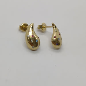ARETES PAR ORO 10 K 1,80 GRMS (SEMINUEVO)