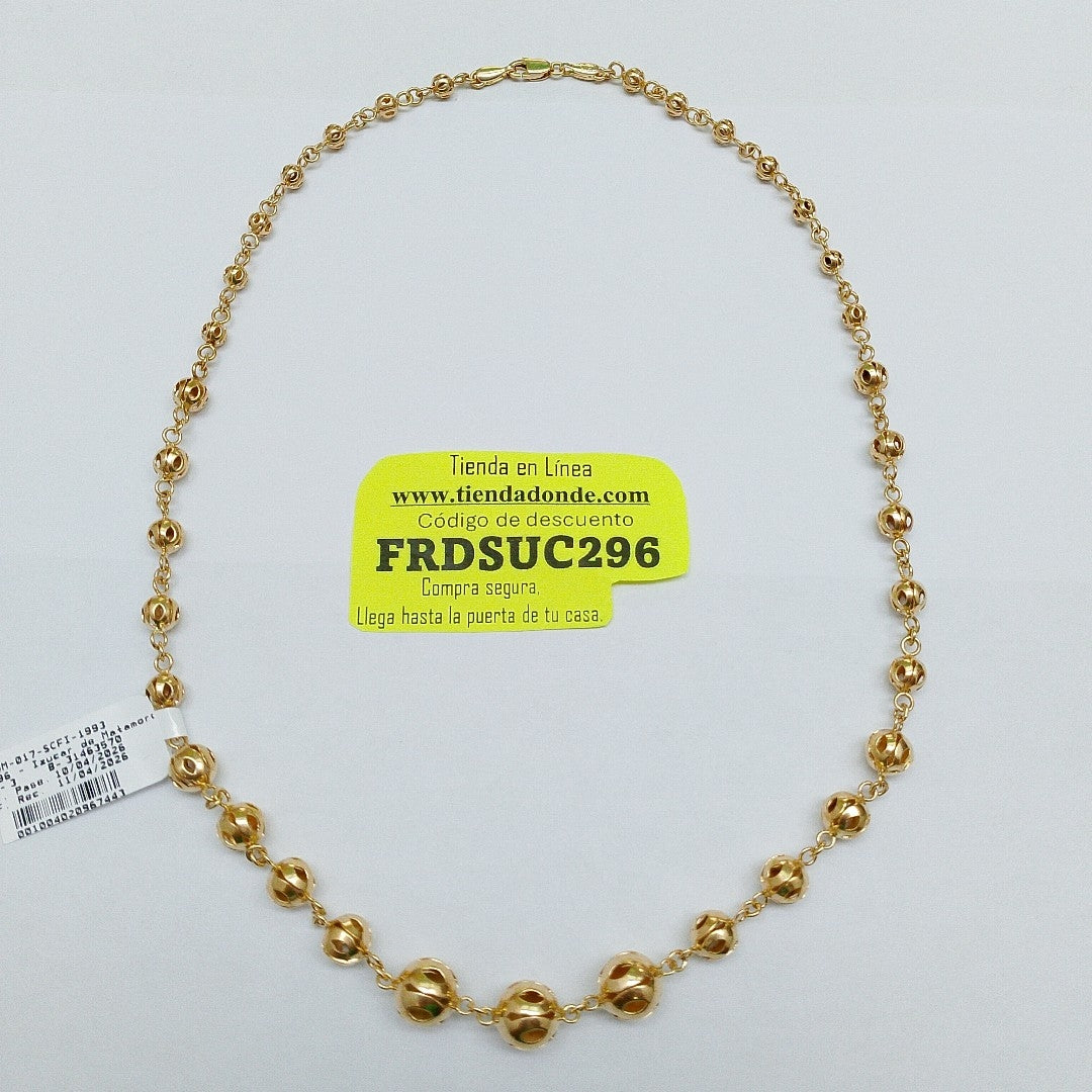 COLLAR ORO 14 K 22.5 GRMS (SEMINUEVO)