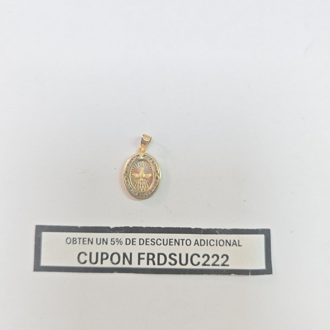 MEDALLA RELIGIOSA ORO 10 K 0.8 GRMS (SEMINUEVO)