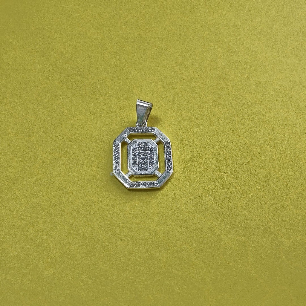 DIJE C/CIRCONIAS PLATA .925 3.4 GR (NUEVO)