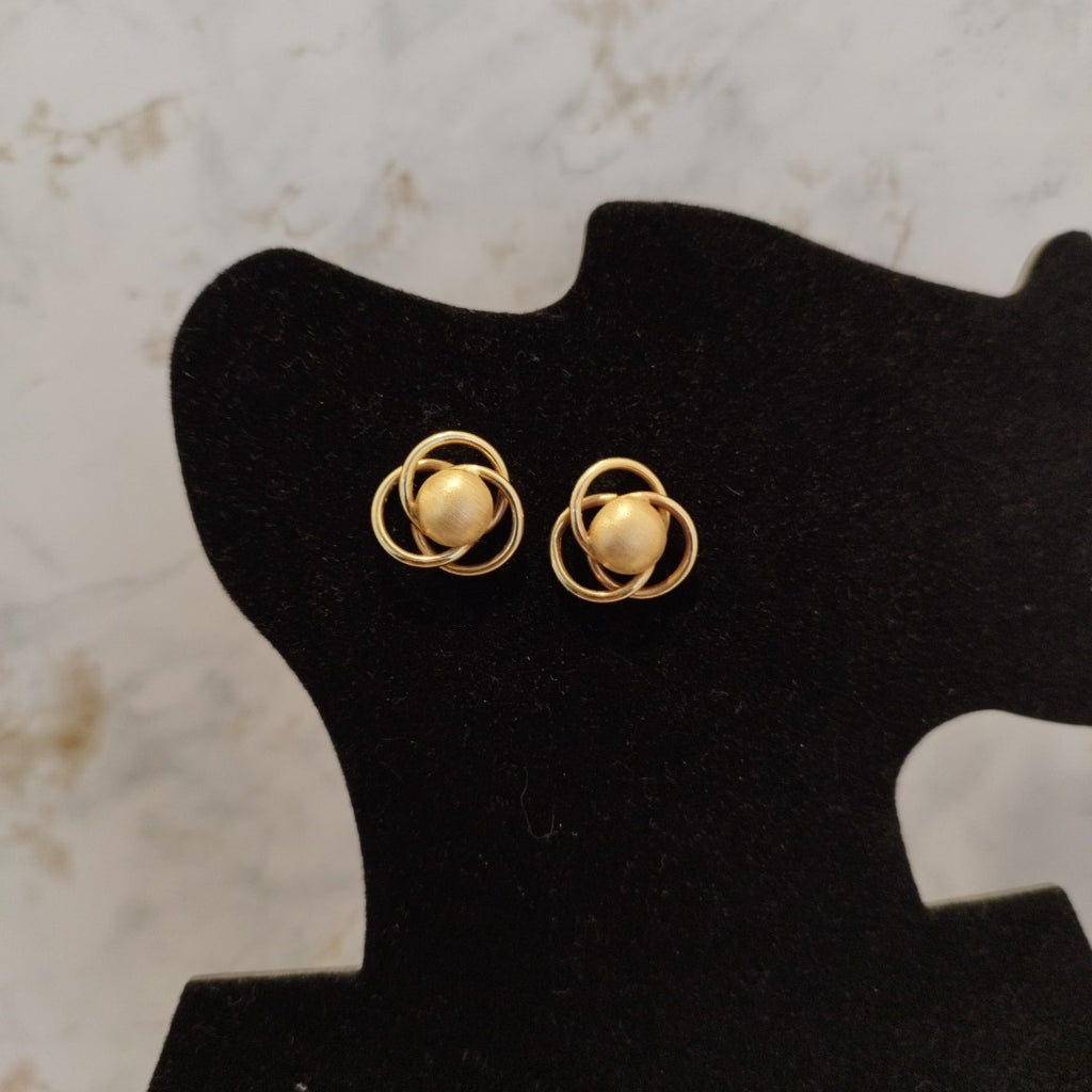 ARETES PAR ORO 14 K 2 GRMS (SEMINUEVO)