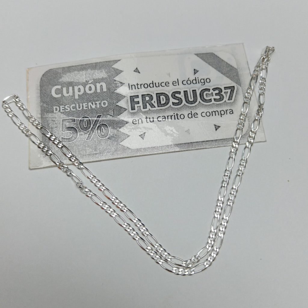 CADENA TEJIDO 3X1 PLATA .925 50 CM 6.7 GR (NUEVO)