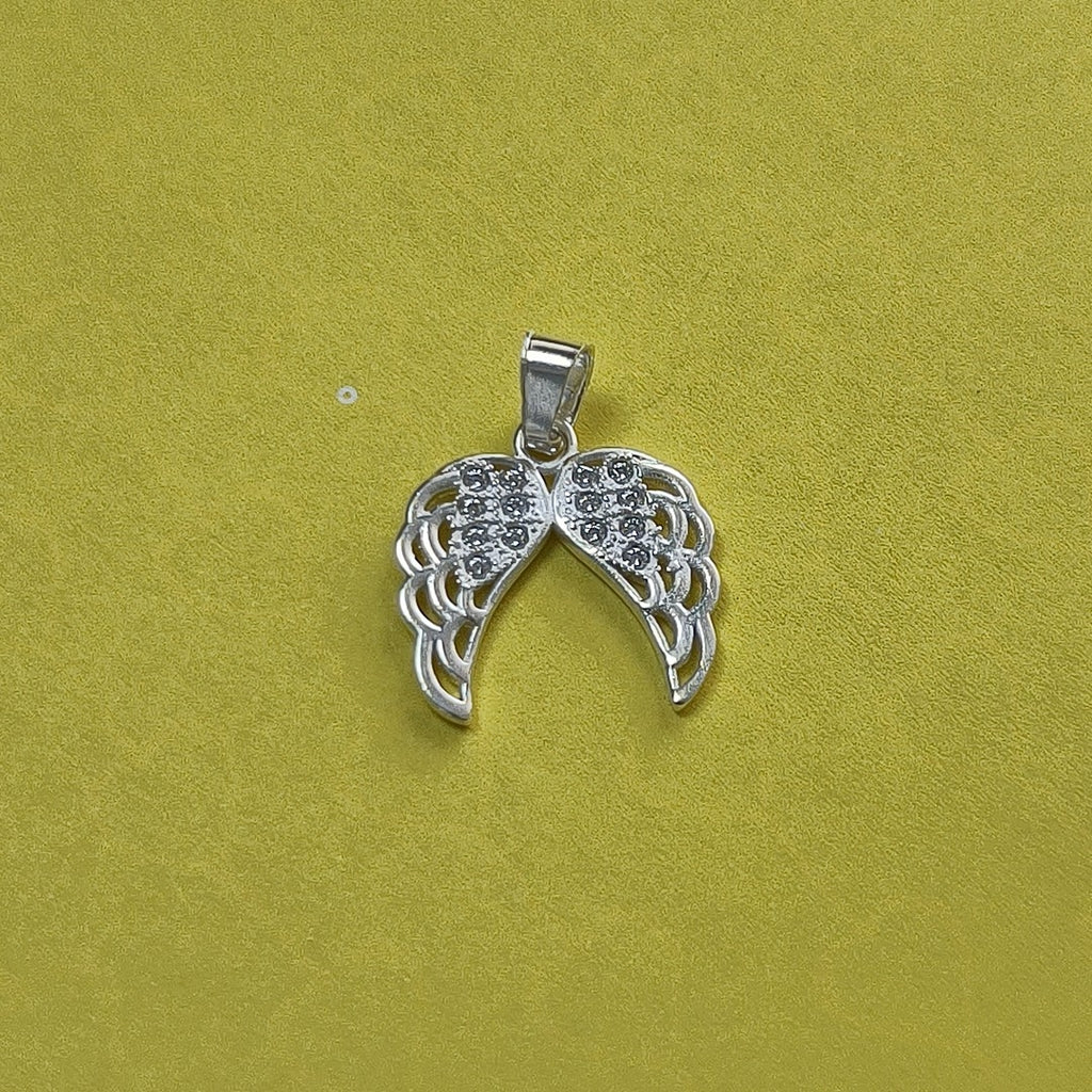 DIJE ALAS C/CIRCONIAS PLATA .925 2.2 GR (NUEVO)
