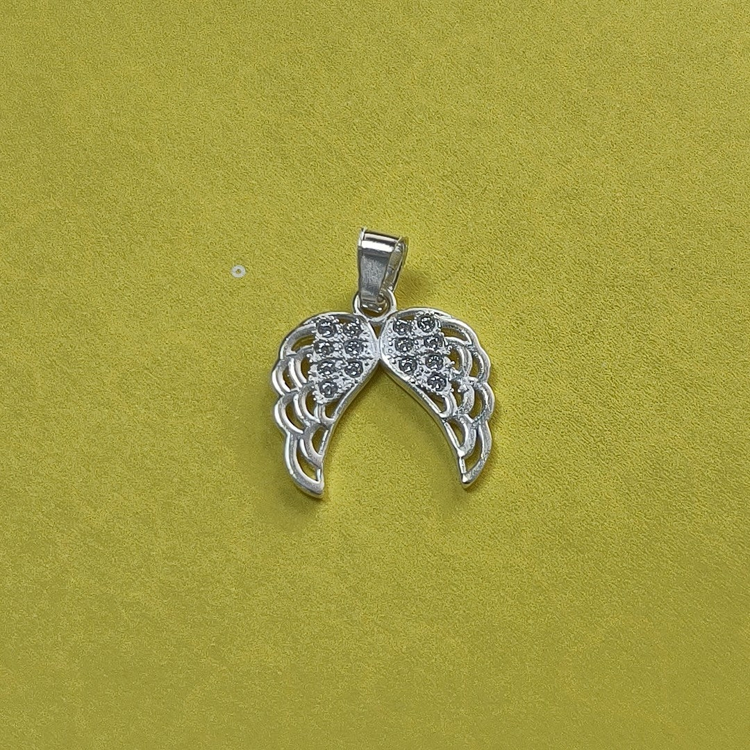 DIJE ALAS C/CIRCONIAS PLATA .925 2.2 GR (NUEVO)