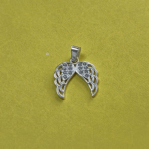 DIJE ALAS C/CIRCONIAS PLATA .925 2.2 GR (NUEVO)