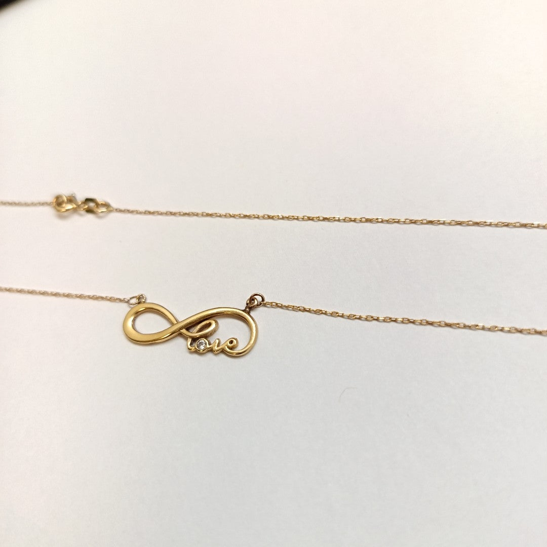 DIJE, GARGANTILLA ORO 14 K 2.2 GRMS (SEMINUEVO)
