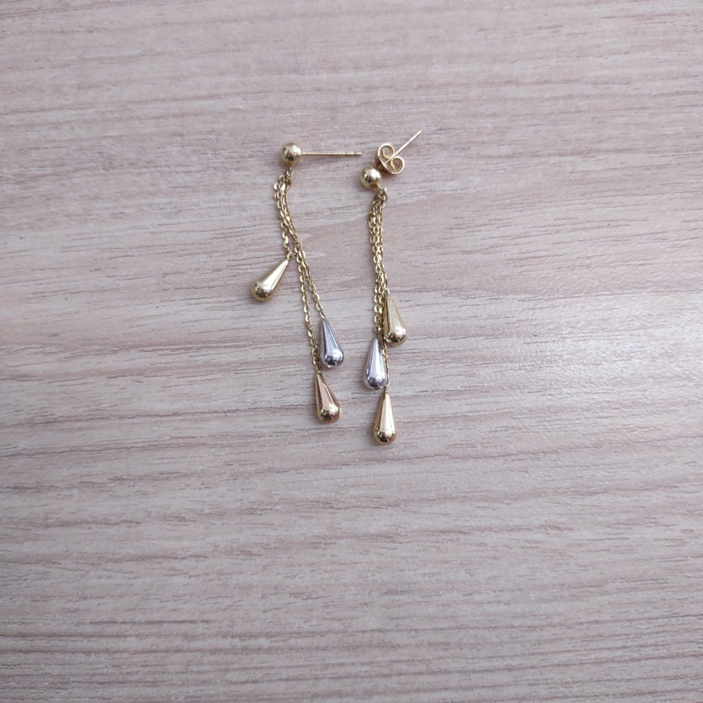 ARETES PAR ORO 14 K 2 GRMS (SEMINUEVO)