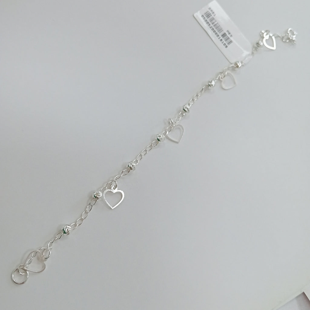 PULSERA TEJIDO ESPECIAL PLATA .925 18 CM 2.7 GR (NUEVO)