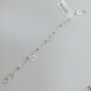 PULSERA TEJIDO ESPECIAL PLATA .925 18 CM 2.7 GR (NUEVO)