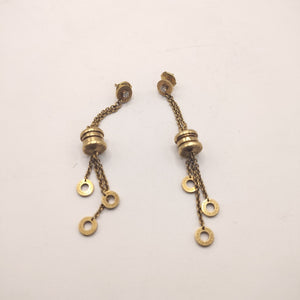 ARETES PAR ORO 18 K 14.1 GRMS (SEMINUEVO)